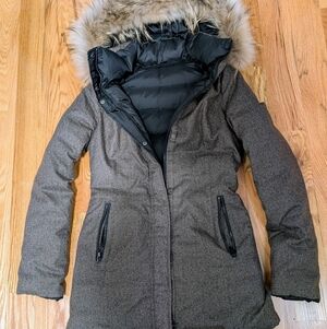 Soia & Kyo Puffer With Fur Hood